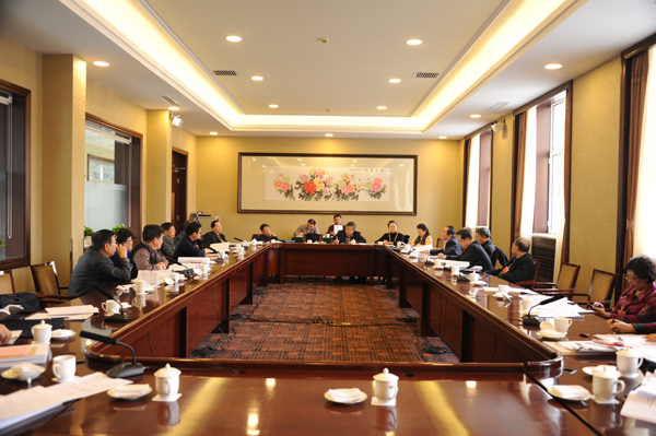 政协委员进行小组讨论