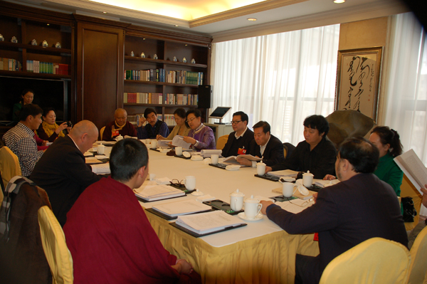 政协委员进行小组讨论