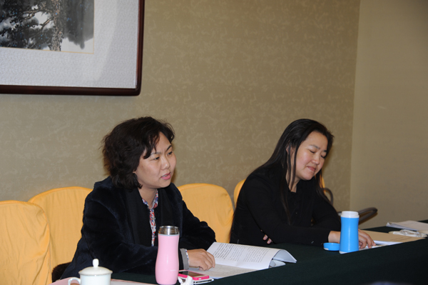 政协委员进行小组讨论